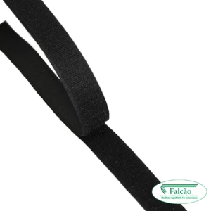 Velcro 25mm Preto peça com 25m