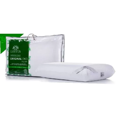TRAVESSEIRO LOTTUS MEMORY FOAM ORIGINAL D60 MÉDIO - Imagem 2