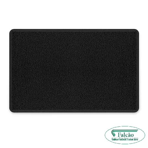Tapete Vinil Preto 90x60